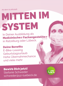 Bild zum Artikel Als Azubi zur/zum medizinischen Fachangestellten (m/w/d)  bist Du ein essenzieller Teil unseres Teams!