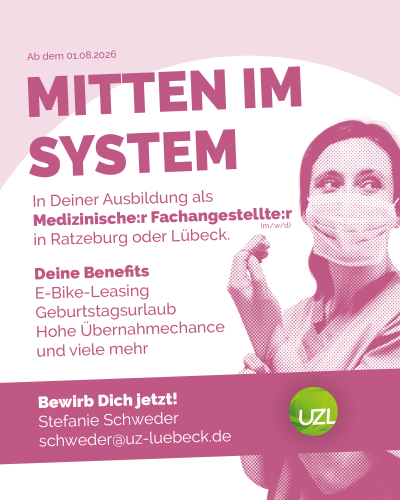 Bild zum Artikel Als Azubi zur/zum medizinischen Fachangestellten (m/w/d)  bist Du ein essenzieller Teil unseres Teams!