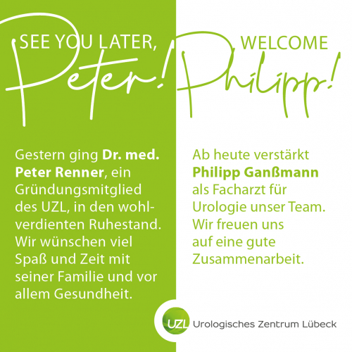 See you later, Peter - Welcome Philipp!