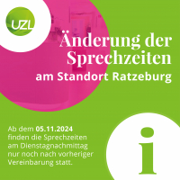 Bild zum Artikel Änderungen der Sprechzeiten am Standort Ratzeburg