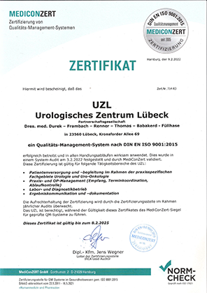 Qualitätsmanagement nach DIN EN ISO 9001:2015